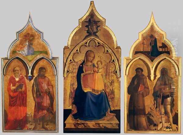 Compagnia di San Francesco Altarpiece Oil Painting by Angelico Fra