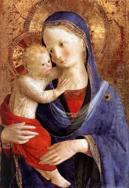 Virgin and Child Oil Painting by Angelico Fra