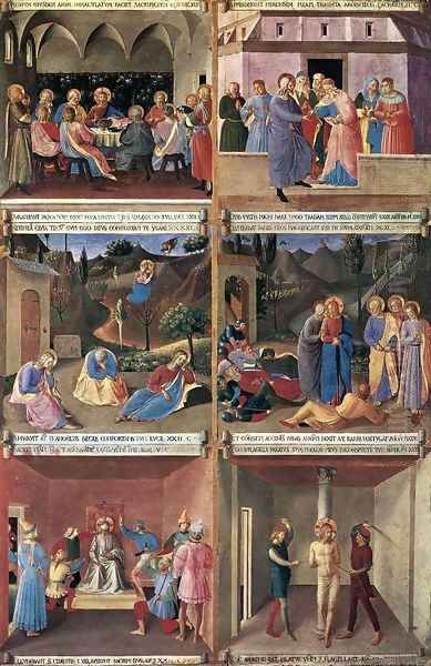 Paintings for the Armadio degli Argenti 2 Oil Painting by Angelico Fra