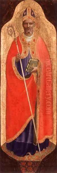 St Nicholas of Bari Oil Painting by Angelico Fra