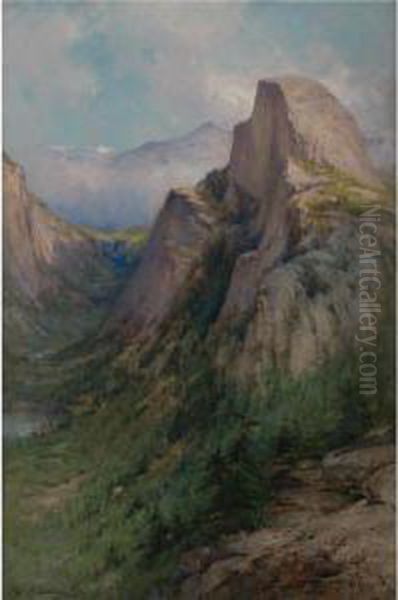 Half Dome, Yosemite Oil Painting by George Henry Smillie