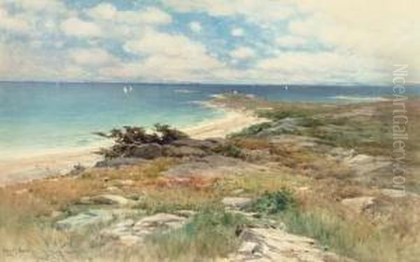 Coastal Scene, New York Oil Painting by George Henry Smillie