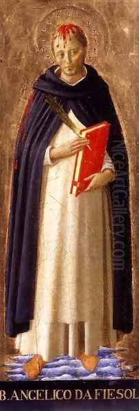 St Peter Martyr Oil Painting by Angelico Fra