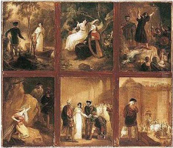 Scenes From Shakespeare Oil Painting by Robert Smirke