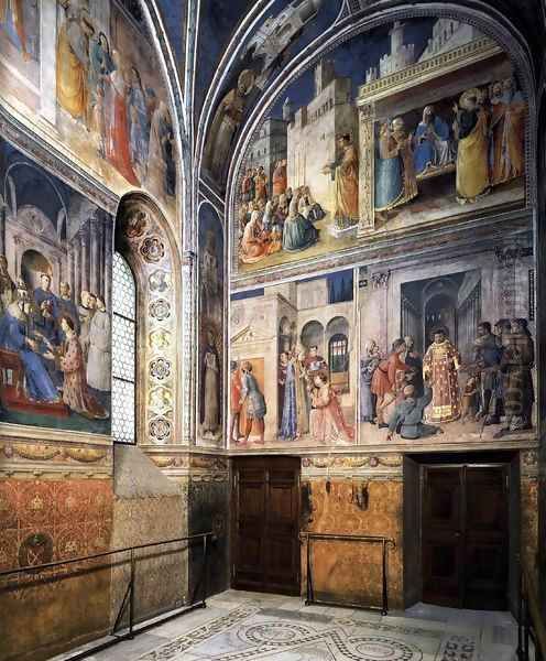 View of the chapel Oil Painting by Angelico Fra