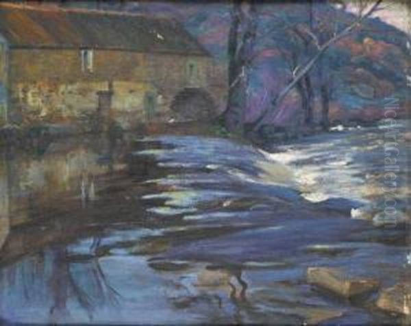  Moulin Sur Les Sedelles  Oil Painting by Alfred Smith