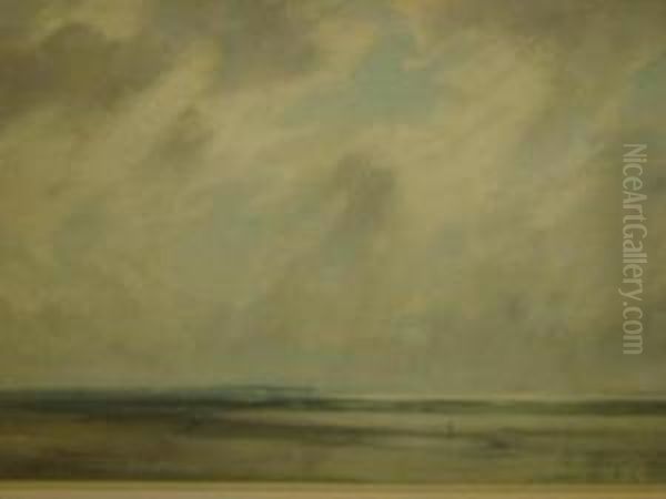 The Silver Sea Oil Painting by Arthur Reginald Smith