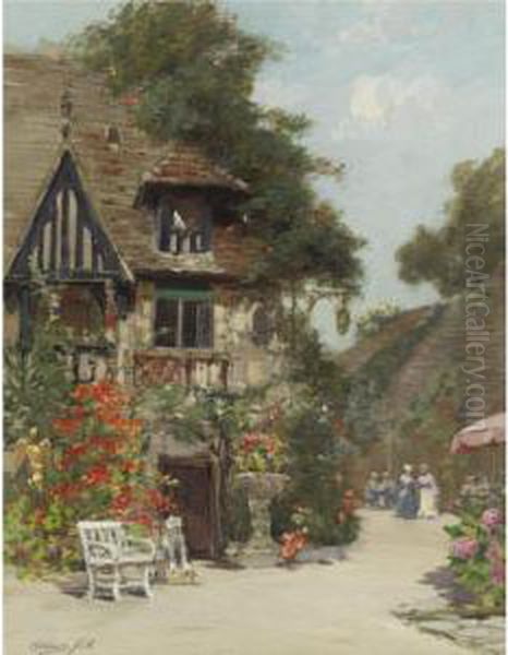 The Inn Of William The Conqueror Oil Painting by Francis Hopkinson Smith