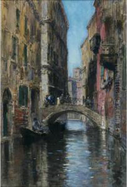 Ponte Dell'olio Oil Painting by Francis Hopkinson Smith