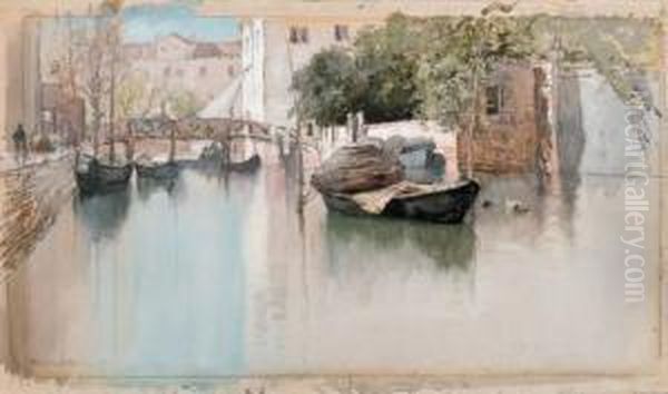 Venice Oil Painting by Francis Hopkinson Smith