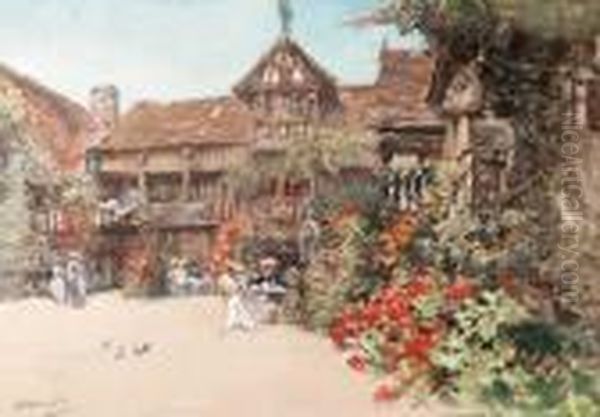 Inn Of William The Conqueror Oil Painting by Francis Hopkinson Smith