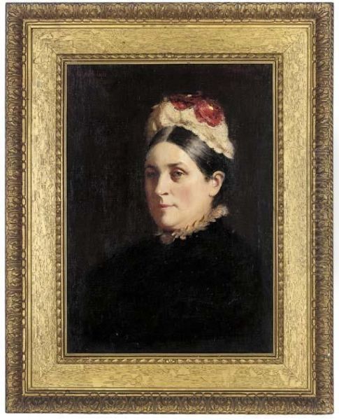 Portrait Of Eliza Horne Oil Painting by Garden Grant Smith