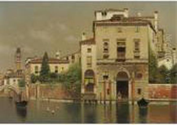 A Sultry Day In Venice Oil Painting by Henry Pember Smith