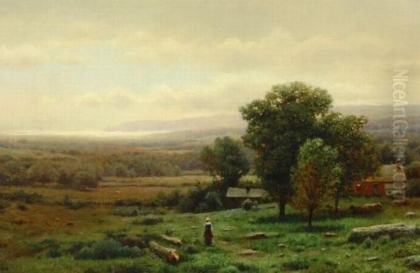 Nearing Home Oil Painting by Henry Pember Smith