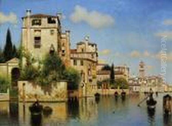 Summer Day In Venice Oil Painting by Henry Pember Smith