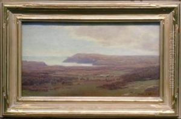 Coastal Landscape Oil Painting by Henry Pember Smith