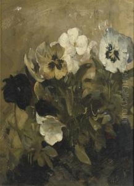 Violets Oil Painting by Hobbe Smith