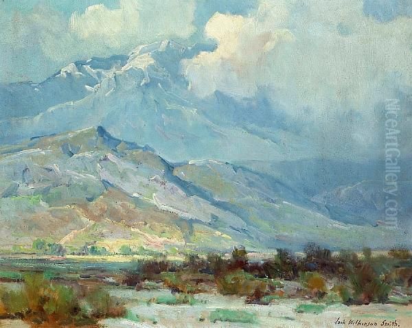 Mountains Near Palm Springs Oil Painting by Jack Wilkinson Smith