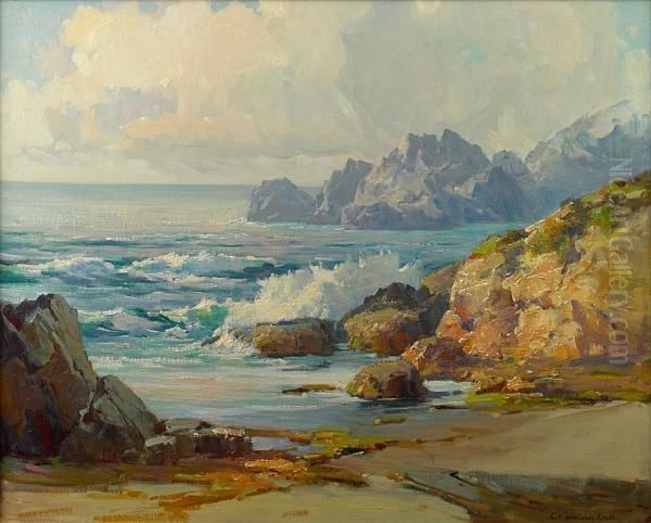 California Coast Oil Painting by Jack Wilkinson Smith