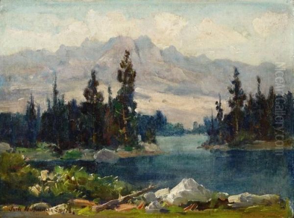 Sierra Lake Oil Painting by Jack Wilkinson Smith