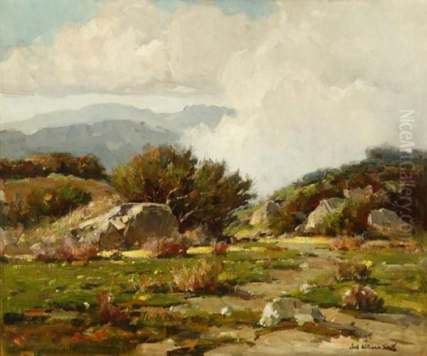 Cajon Pass Desert Oil Painting by Jack Wilkinson Smith