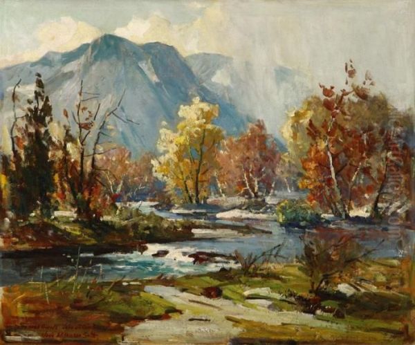 Autumn Gold Oil Painting by Jack Wilkinson Smith