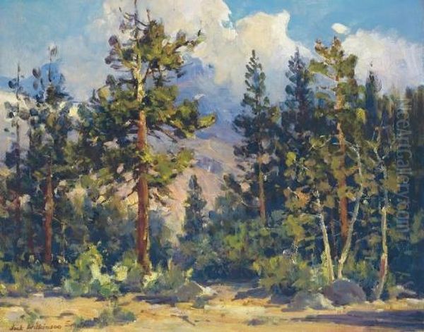 Trees Oil Painting by Jack Wilkinson Smith