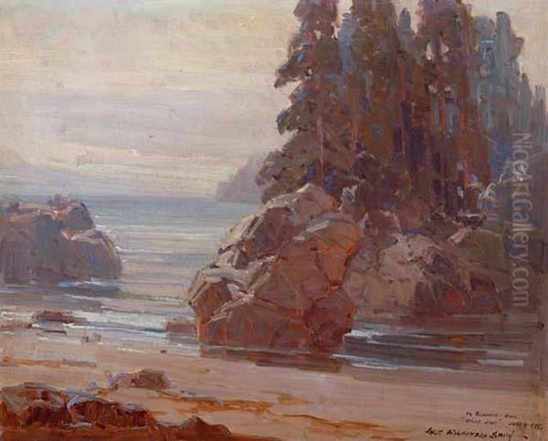 Coastal Scene Oil Painting by Jack Wilkinson Smith