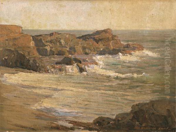 Coast At Laguna Beach Oil Painting by Jack Wilkinson Smith