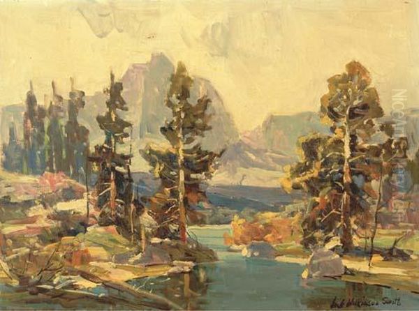 Sierra Stream Oil Painting by Jack Wilkinson Smith