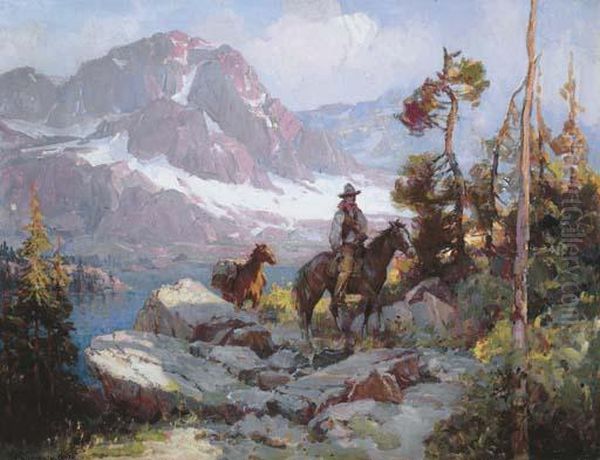 High Sierra Pack Trip Oil Painting by Jack Wilkinson Smith