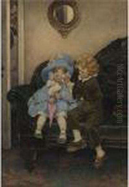 The Runaway Couple Oil Painting by Jessie Wilcox-Smith