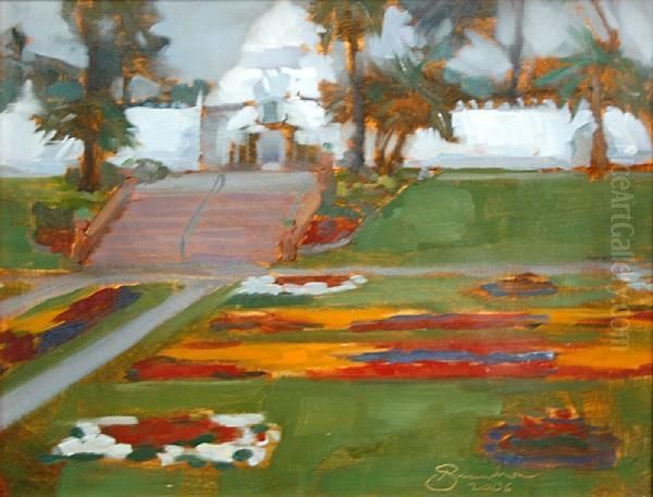 Conservatory Of Flowers Oil Painting by John Brandon Smith