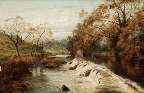 Stapleton Glen, Near Bristol Oil Painting by John Brandon Smith