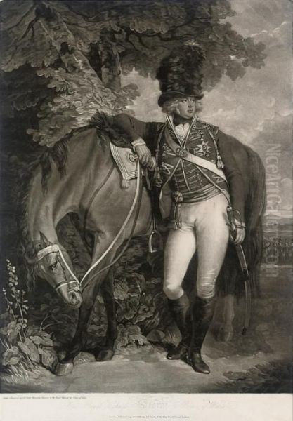 His Royal Highness George Prince Of Wales Oil Painting by John Raphael Smith