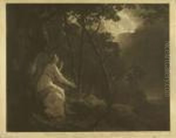 The Lady In Milton's Comus Oil Painting by John Raphael Smith