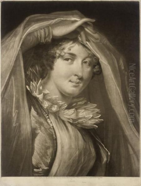 Clara, (elizabeth Billington), From Heads Of Actresses Oil Painting by John Raphael Smith