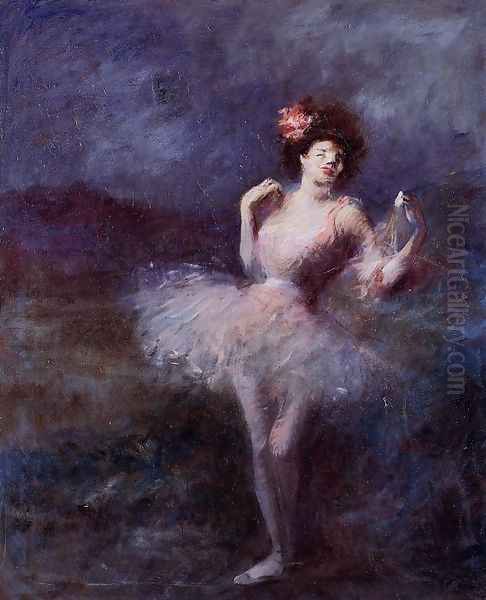 Dancer Oil Painting by Jean-Louis Forain