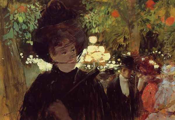 The Jardin De Paris Oil Painting by Jean-Louis Forain