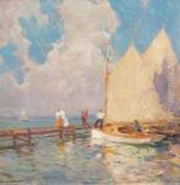 A Summer Sail Oil Painting by Walter Granville-Smith