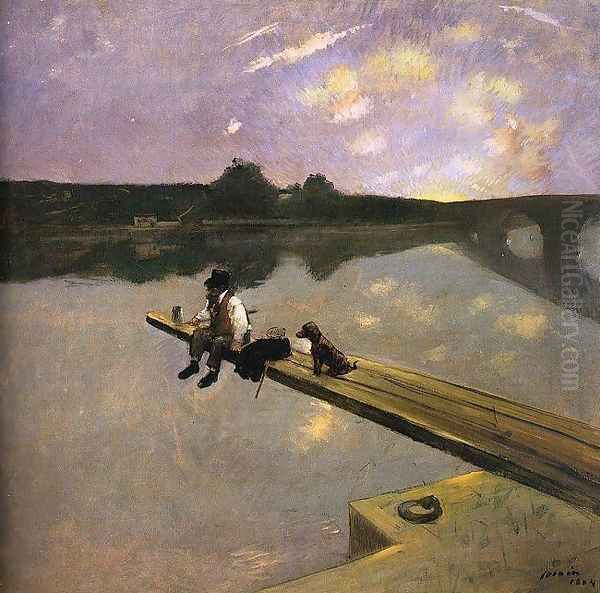 The Fisherman Oil Painting by Jean-Louis Forain