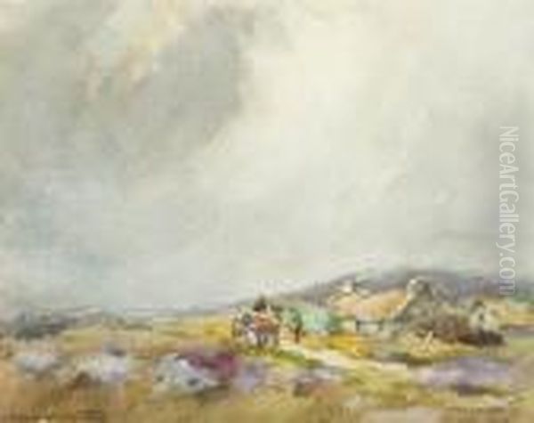 Isle Of Wight. Oil Painting by William St. Thomas Smith