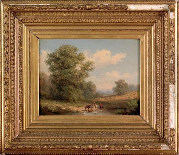 Landscape Oil Painting by Xanthus Russell Smith