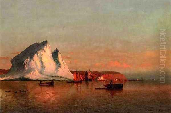 A Calm Afternoon the Coast of Labrador 1875 Oil Painting by Jean-Louis Forain