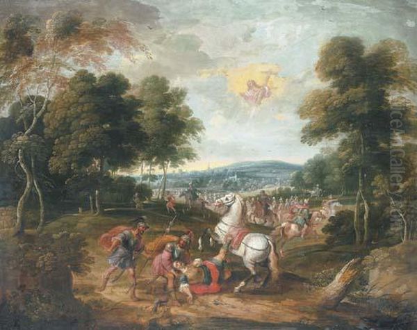 The Conversion Of Saint Paul Oil Painting by Pieter Snayers