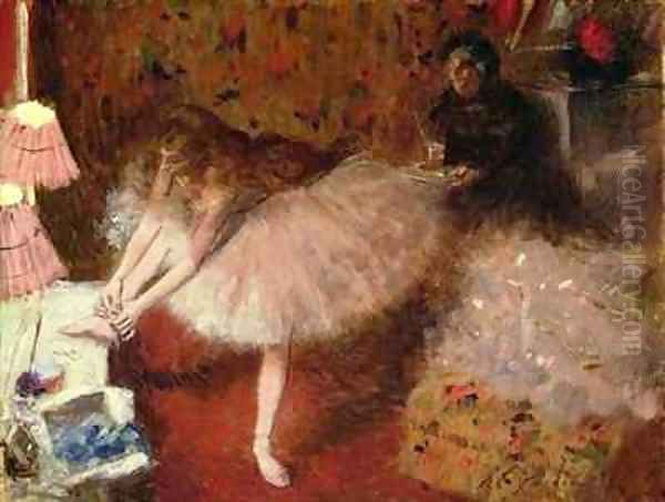 Dancer in her Dressing Room Oil Painting by Jean-Louis Forain