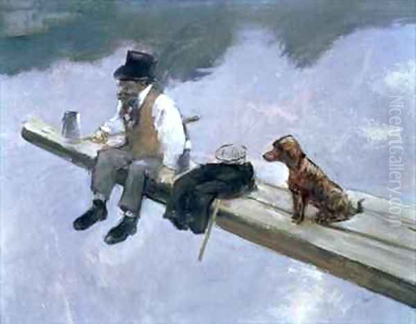 The Fisherman 2 Oil Painting by Jean-Louis Forain