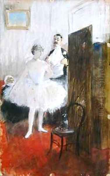 The Dressing Room Oil Painting by Jean-Louis Forain