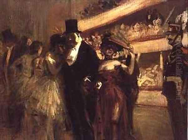 The Opera Stage Oil Painting by Jean-Louis Forain