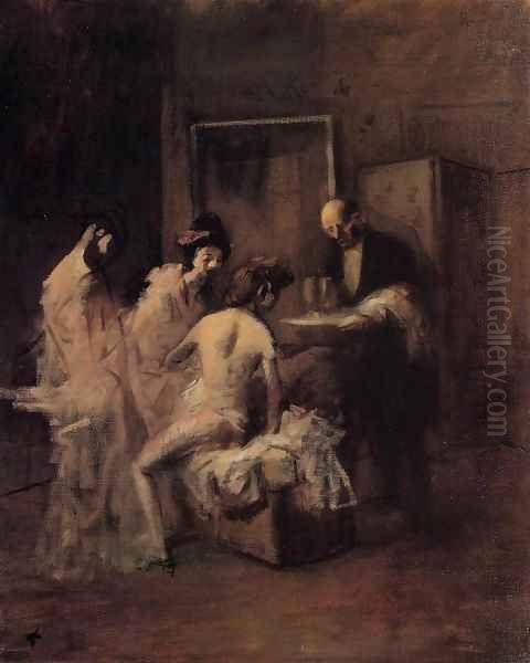 The Box 2 Oil Painting by Jean-Louis Forain